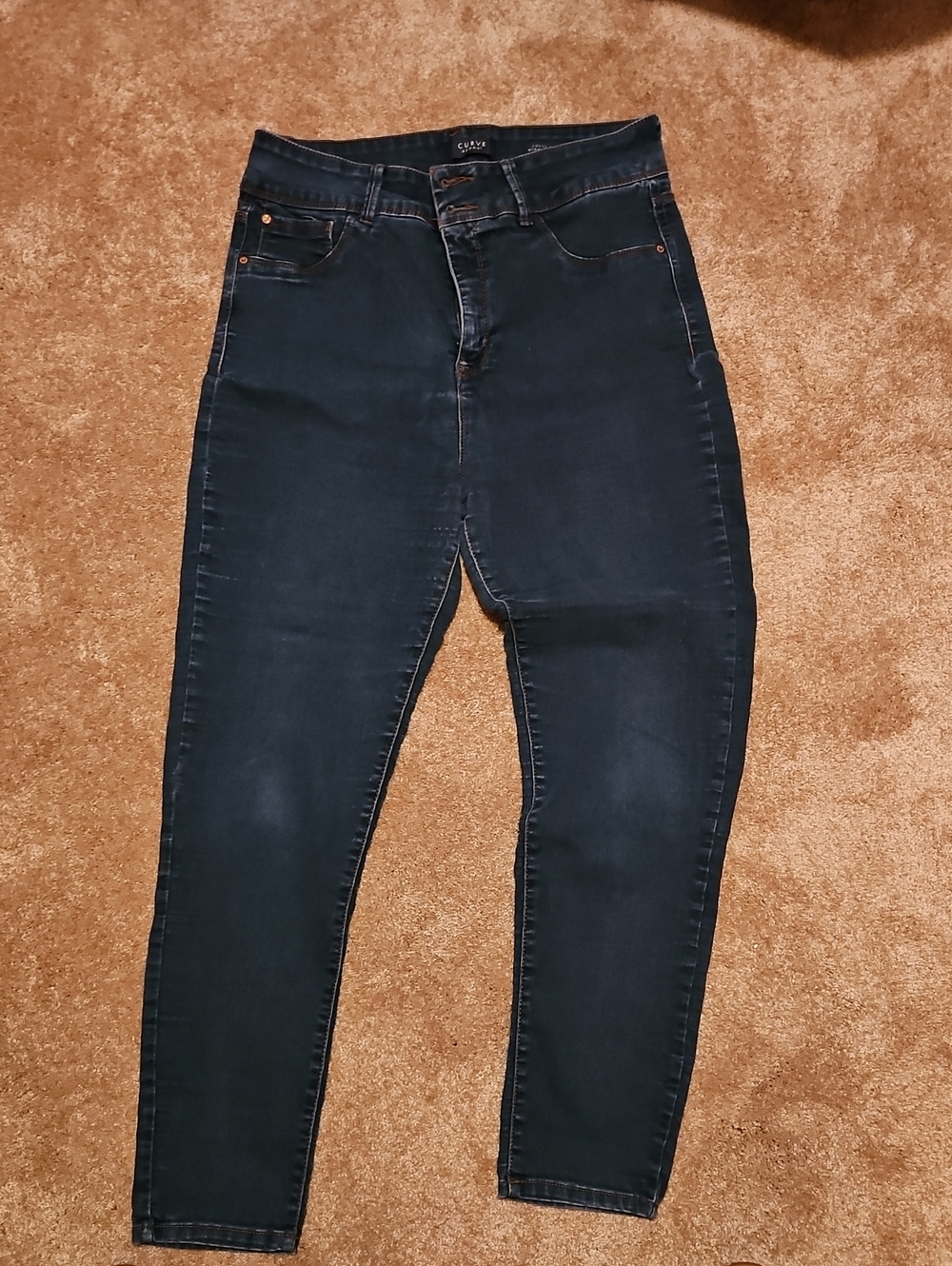 Curve Appeal High-Rise Dark Blue Women’s Jeans